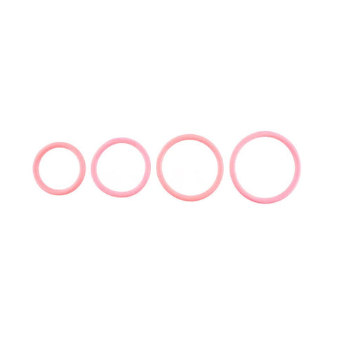 Rubber O-Ring Coral Rings by Sportsheets - Cock Rings