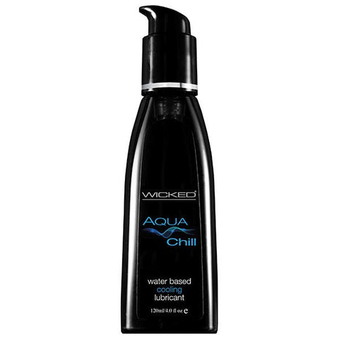 Wicked Chill Cooling Water Based Lubricant Bottle - Water Based Lubes