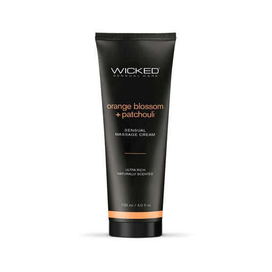 Wicked BLOSSOM + PATCHOULI Sensual Massage Cream Scented - Massage Oils and Lubricants