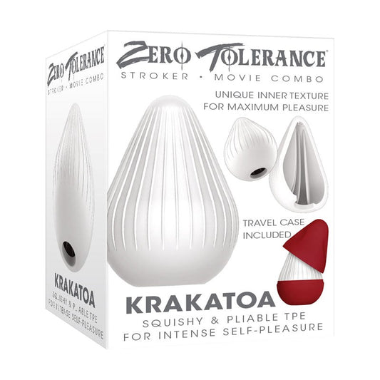 Zero Tolerance KRAKATOA Mini Male Stroker Egg White