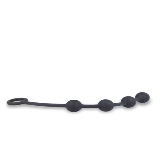 Nexus EXCITE Silicone Anal Beads Black