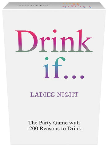 Drink If Ladies Night Game by Kheper Games - Sex Games, Coupons and Tricks