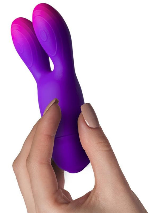 Rocks Off Glo Girl Bunny 10 Function Rabbit Ear Vibrator