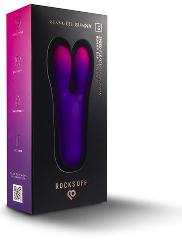 Glo-Girl Bunny Rabbit Vibrator by Rocks Off - Rabbit Vibrators