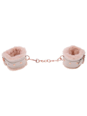 Sex and Mischief Peaches n CreaMe Fur Handcuffs Restraints - Cuffs And Restraints