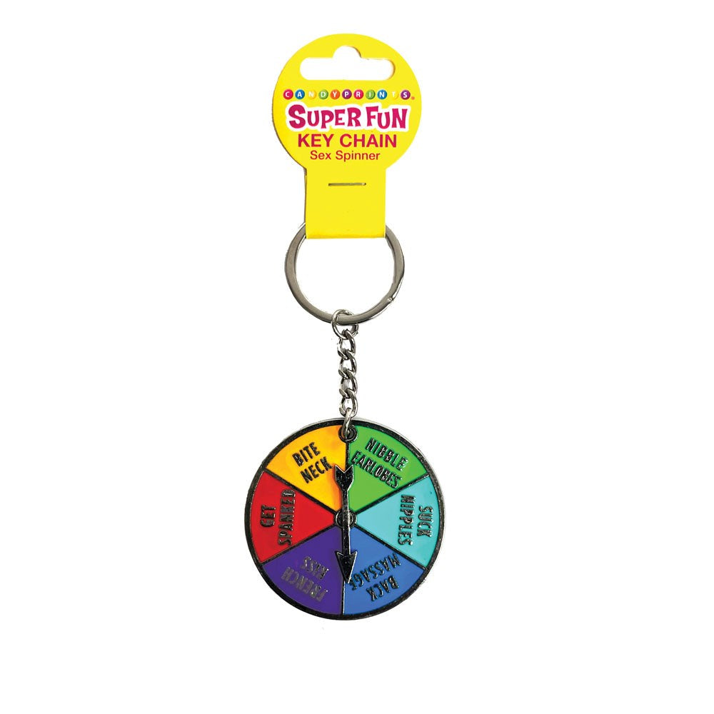 Little Genie Super Fun Naughty Sex Spinner Novelty Key Chain - Party Gifts and Novelties