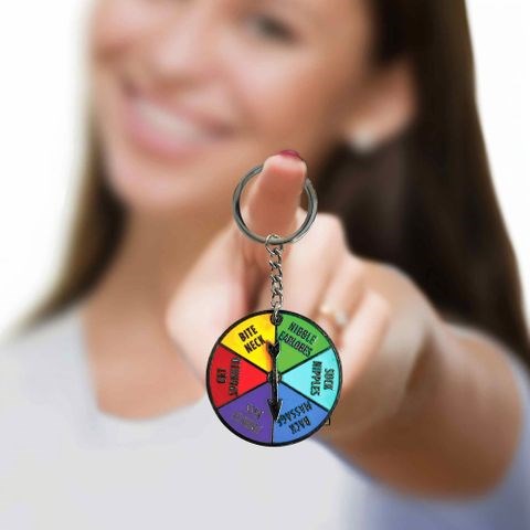 Super Fun Key Chain Sex Spinner Naughty Spinner Novelty - Party Gifts and Novelties
