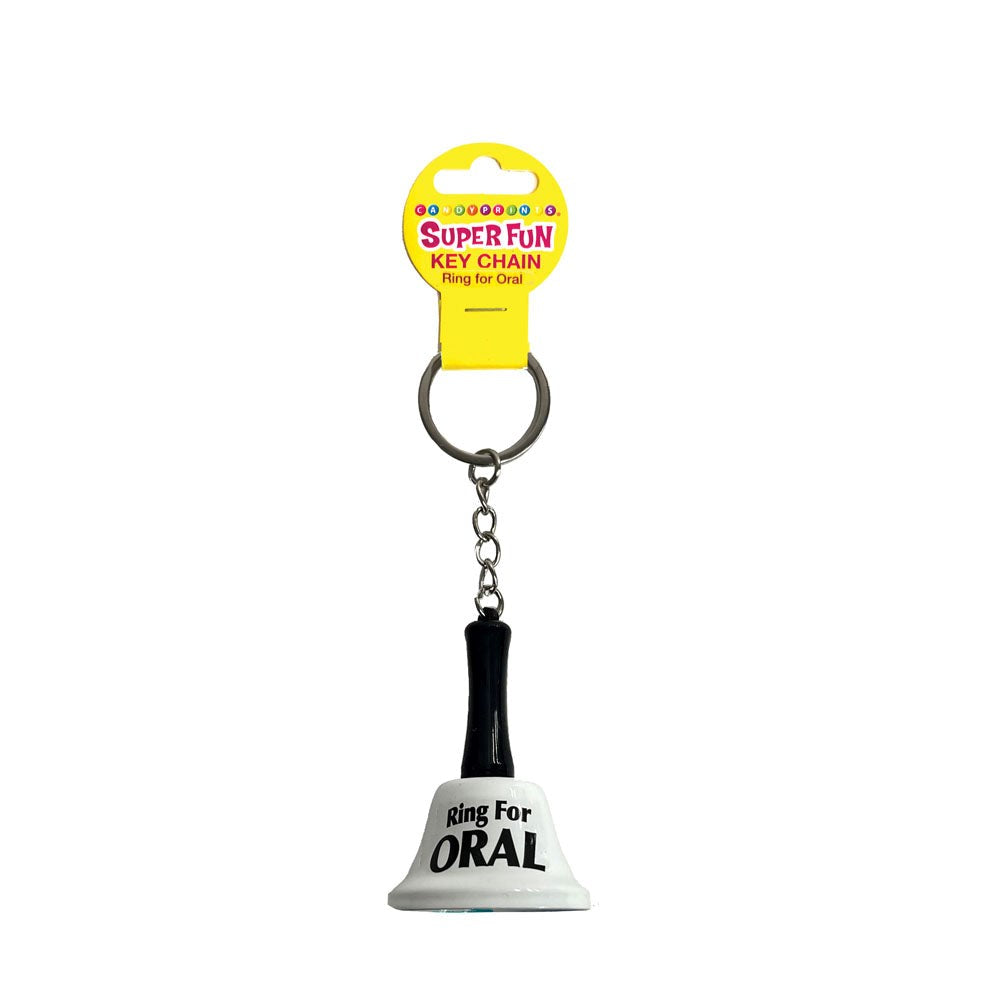 Little Genie Super Fun Ring For Oral Novelty Bell Key Chain - Party Gifts and Novelties