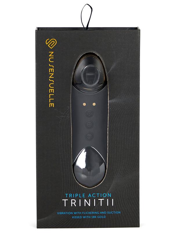 Nu Sensuelle Trinitii Rechargeable Flickering Tongue Vibrator - - Finger and Tongue Vibrators