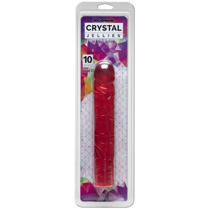 Crystal Jellies 10 Inch Realistic Classic Dong - Realistic Dildos