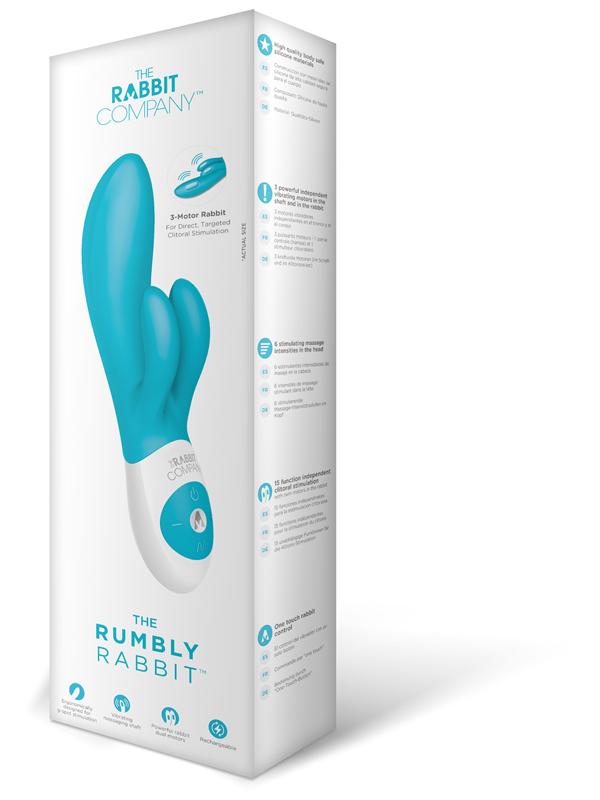 The Rumbly Rabbit 15 Function Vibrator - - Rabbit Vibrators