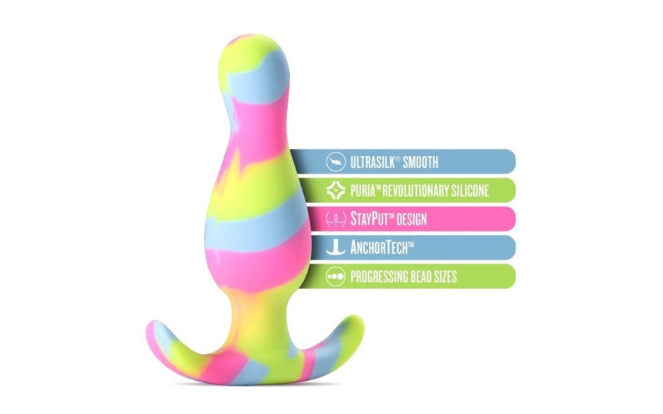Avant Kaleido Tapered Head Silicone Butt Plug - Butt Plugs