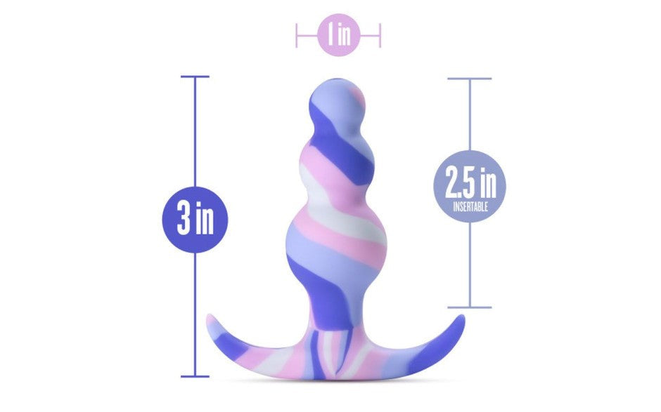 Avant Twilight Silicone Anal Plug Blue - Butt Plugs