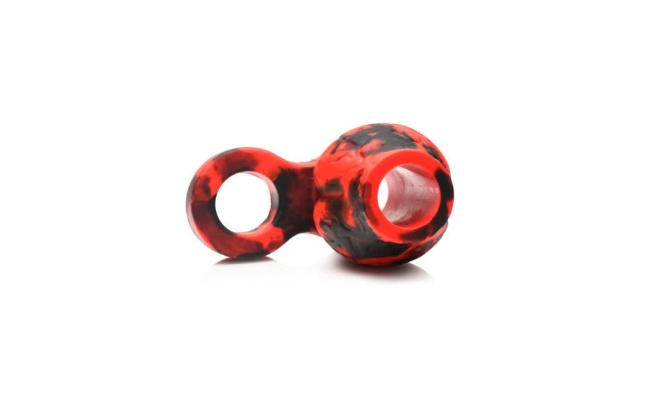Hell Hound Silicone Penis Sleeve and Ball Stretcher - Penis Sleeves and Extenders
