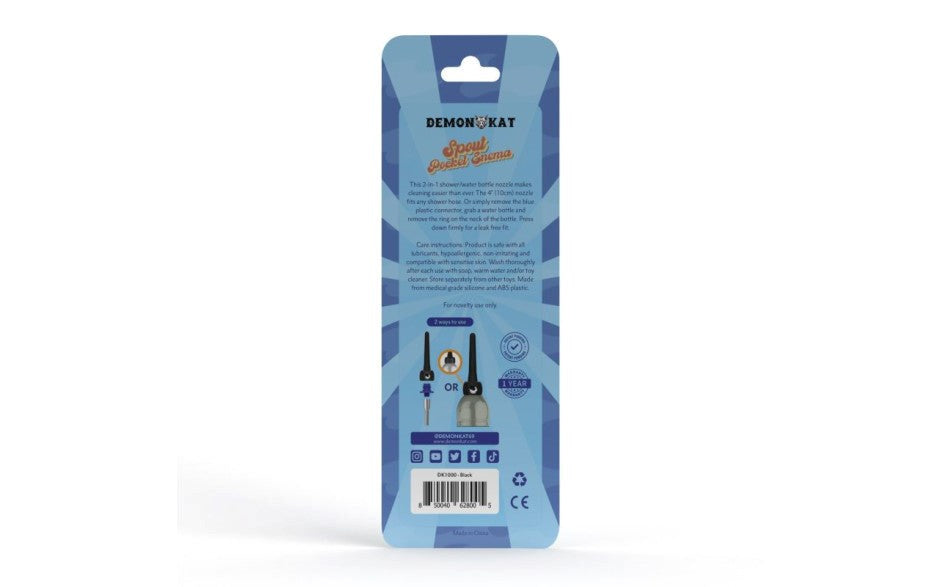 Demon Kat Spout Pocket Enema System - Enemas and Douches