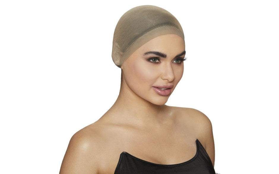 Womens Wig Cap Nude 2 Piece by Dream Girl Lingerie - Wigs and Gloves