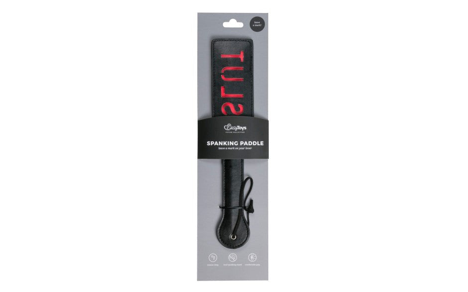 Fetish Collection Fetish Play Slut Paddle Black - Paddles And Slappers
