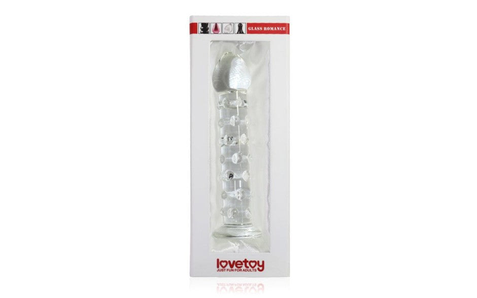 Glass Romance 2 Glass Dildo 7 Inch Clear - Glass Sex Toys