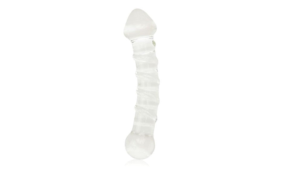 Glass Romance 5 Glass Dildo 7 Inch Clear - Glass Sex Toys
