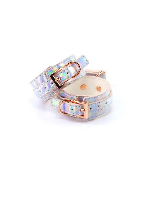 NS Novelties Cosmo Bondage Ankle Cuffs Rainbow