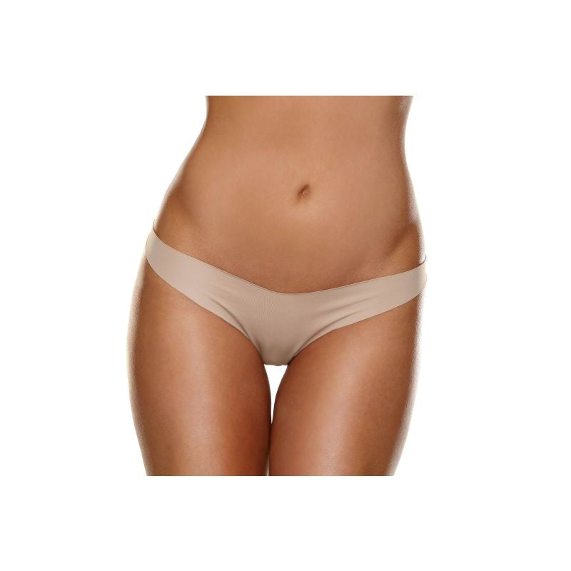 Hollywood Curves Invisible Womens Microfiber Thong Nude - G-Strings, Panties and Shorts