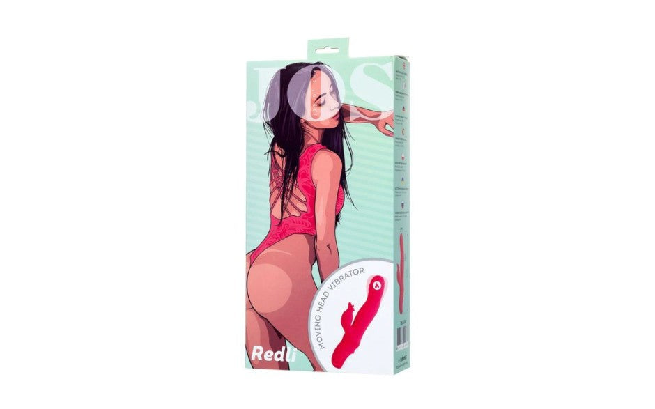 JOS Redli Heating and Rotating Rabbit Tickler Vibrator - Rabbit Vibrators