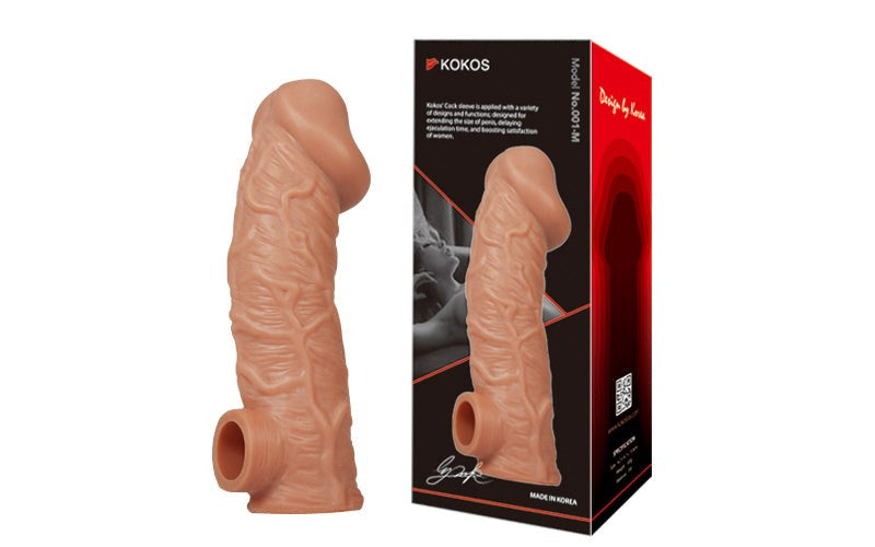 Kokos Soft Feeling Realistic Male Cock Sleeve 1 - Penis Sleeves and Extenders