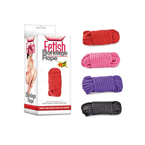 Fetish Bondage Rope Length by Lovetoy - Cuffs And Restraints