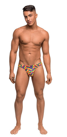 Male Power Pride Fest Bong Thong by Magic Silk - Mens Briefs And Boxers