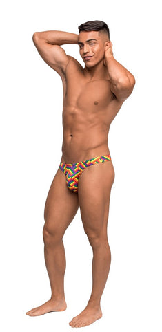 Male Power Pride Fest Bong Thong by Magic Silk - Mens Briefs And Boxers