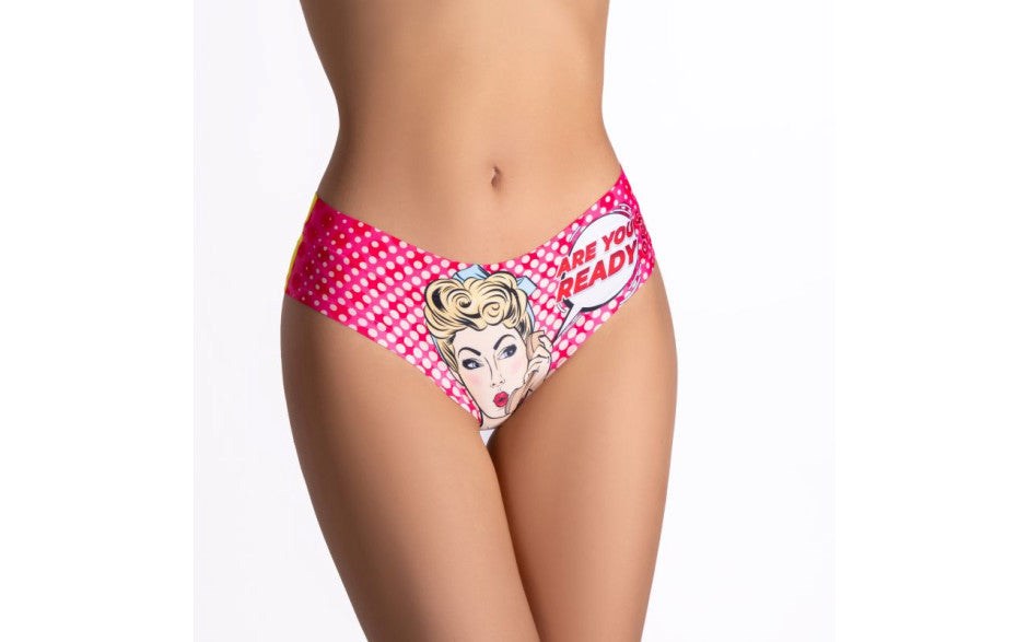 Mememe Lingerie Comics Friday Girl Slip Breathable Womens Panties - G-Strings, Panties and Shorts