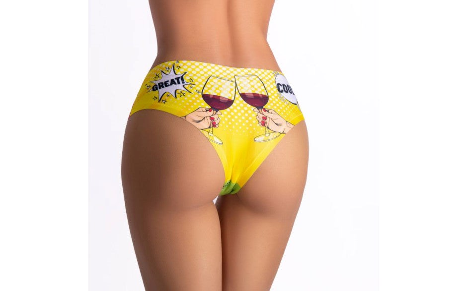 Mememe Lingerie Comics Friday Girl Slip Breathable Womens Panties - G-Strings, Panties and Shorts