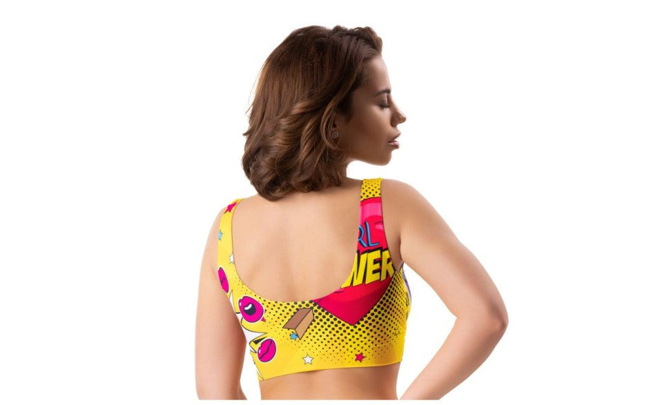 Mememe Lingerie Comics Insta Sexy Womens Crop Top - Bras and Bra Sets