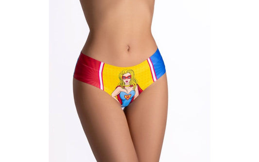 Mememe Lingerie Comics Wonder Girl Slip Womens Pantie