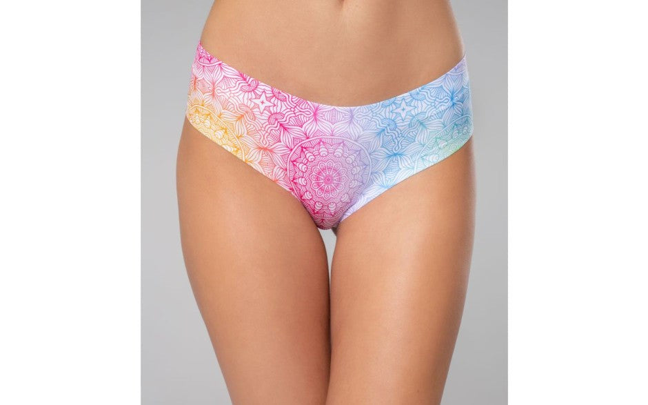 Mememe Lingerie Mandala Happiness Thongs For Womens - G-Strings, Panties and Shorts