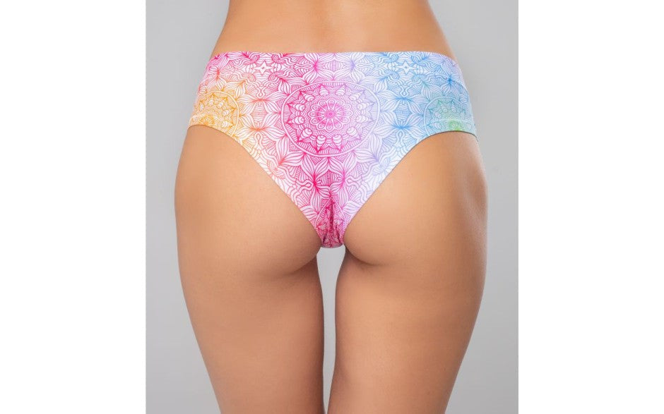 Mememe Lingerie Mandala Happiness Thongs For Womens - G-Strings, Panties and Shorts