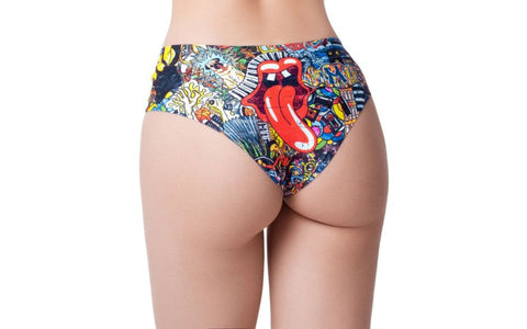 Psychotropical Trash Women's Thong by Mememe Lingerie - G-Strings, Panties and Shorts