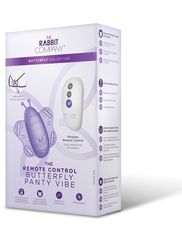 Remote Control Butterfly Panty Silicone Vibrator - - Silicone Vibrators