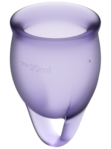 Feel Confident Silicone Menstrual Cup by Satisfyer - Menstrual Cups