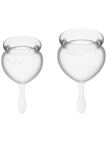 Feel Good Menstrual Cup Condom by Satisfyer - Condoms