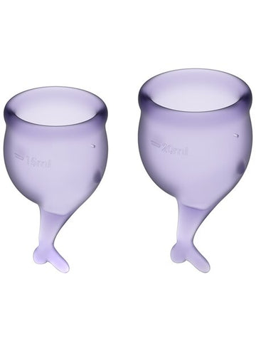 Feel Secure Medical Grade Silicone Menstrual Cups - Condoms