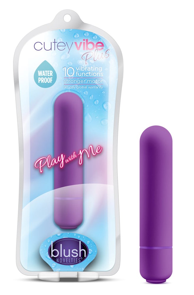 Play with Me Cutey Vibe Plus Multi Function Bullet Vibrator - Bullet Vibrators