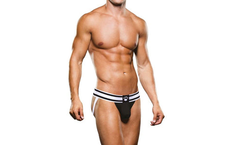 Mens Sexy Jock Strap Black/White by Prowler - Jocks and G-Strings