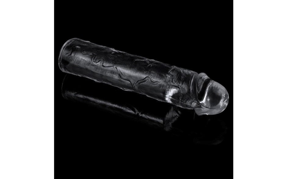 Lovetoy Clear Penis Extender Sleeve Plus 2 Inch - Penis Sleeves and Extenders