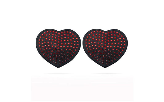 Lovetoy Reusable Red Diamond Heart Nipple Pasties