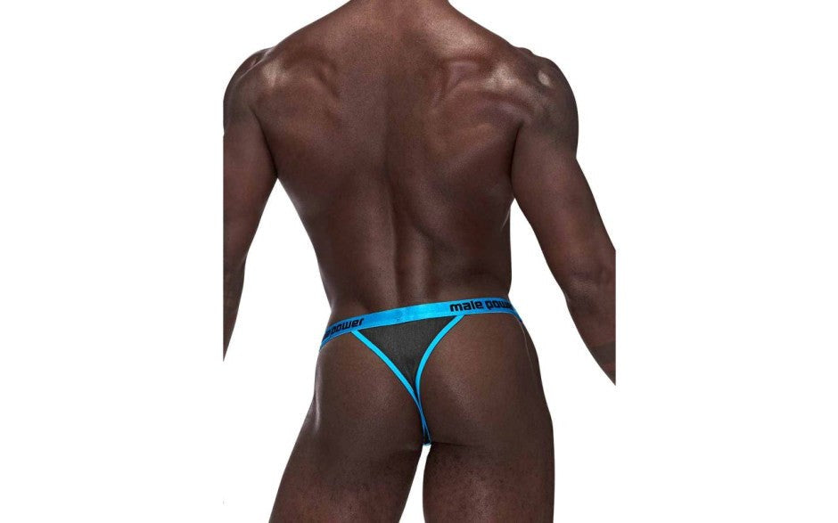 Male Power Casanova Uplift Micro Mens Thong Black S / M - Mens Briefs And Boxers
