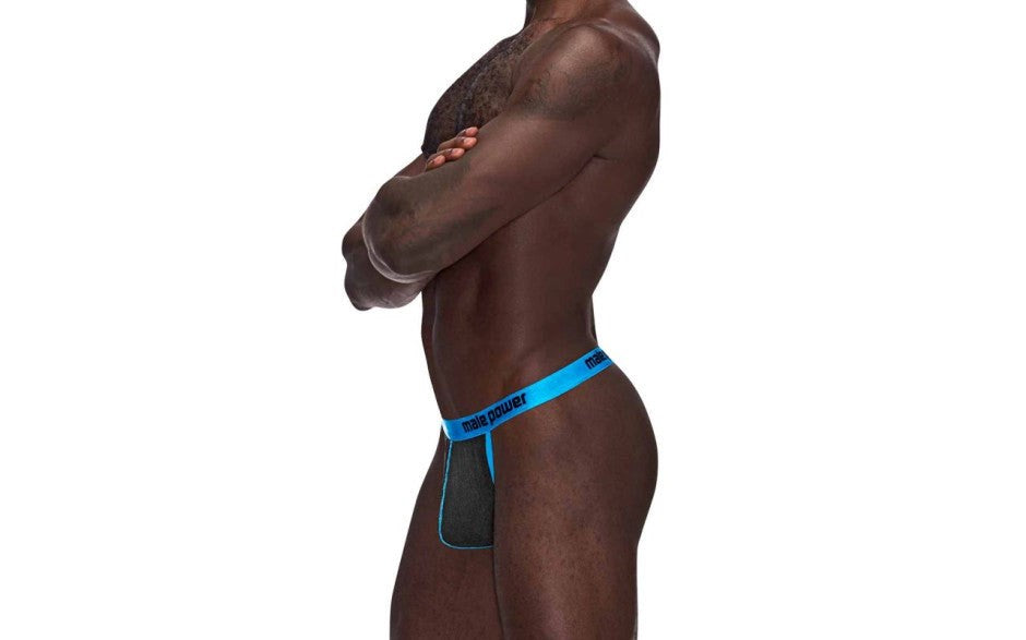 Male Power Casanova Uplift Micro Mens Thong Black S / M - Mens Briefs And Boxers