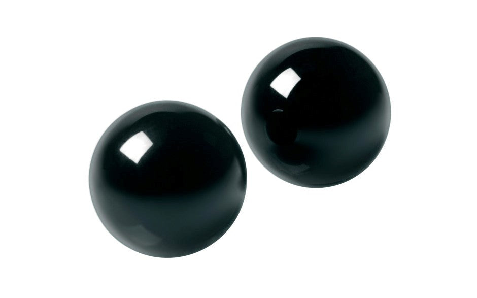 Master Series Jaded Glass Ben Wa Balls 30mm - Love Eggs and Kegel Exercisers