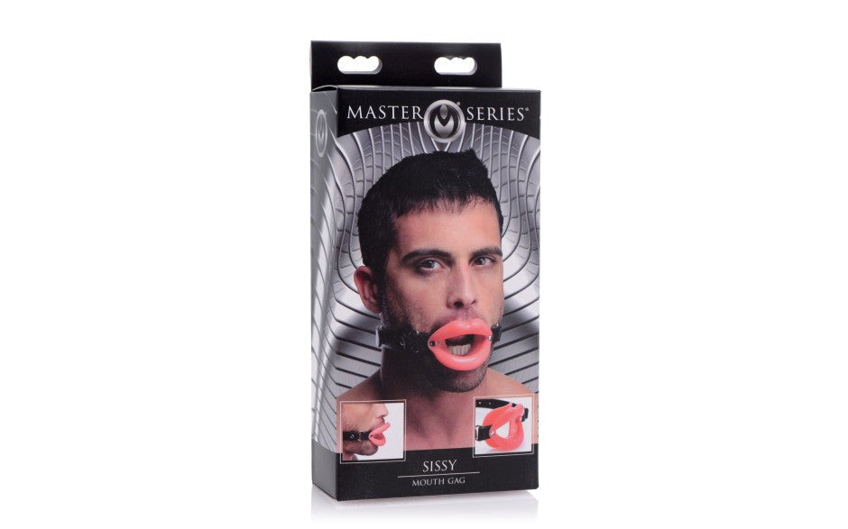 Master Series Sissy BDSM Play Mouth Gag by XR Brands - Bondage Gags and Bits