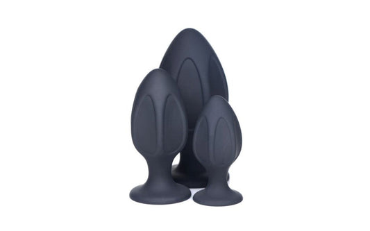 Master Series Triple Juicers Silicone Anal Plug Set - Butt Plugs